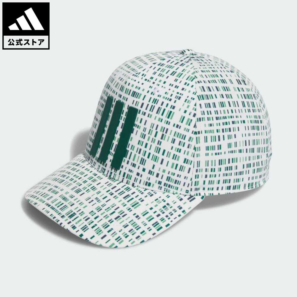 【公式】アディダス adidas 返品可 ゴルフ ジオメトリック スリーストライプス キャップ メンズ アクセサリー 帽子 キャップ 白 ホワイト IW6736
