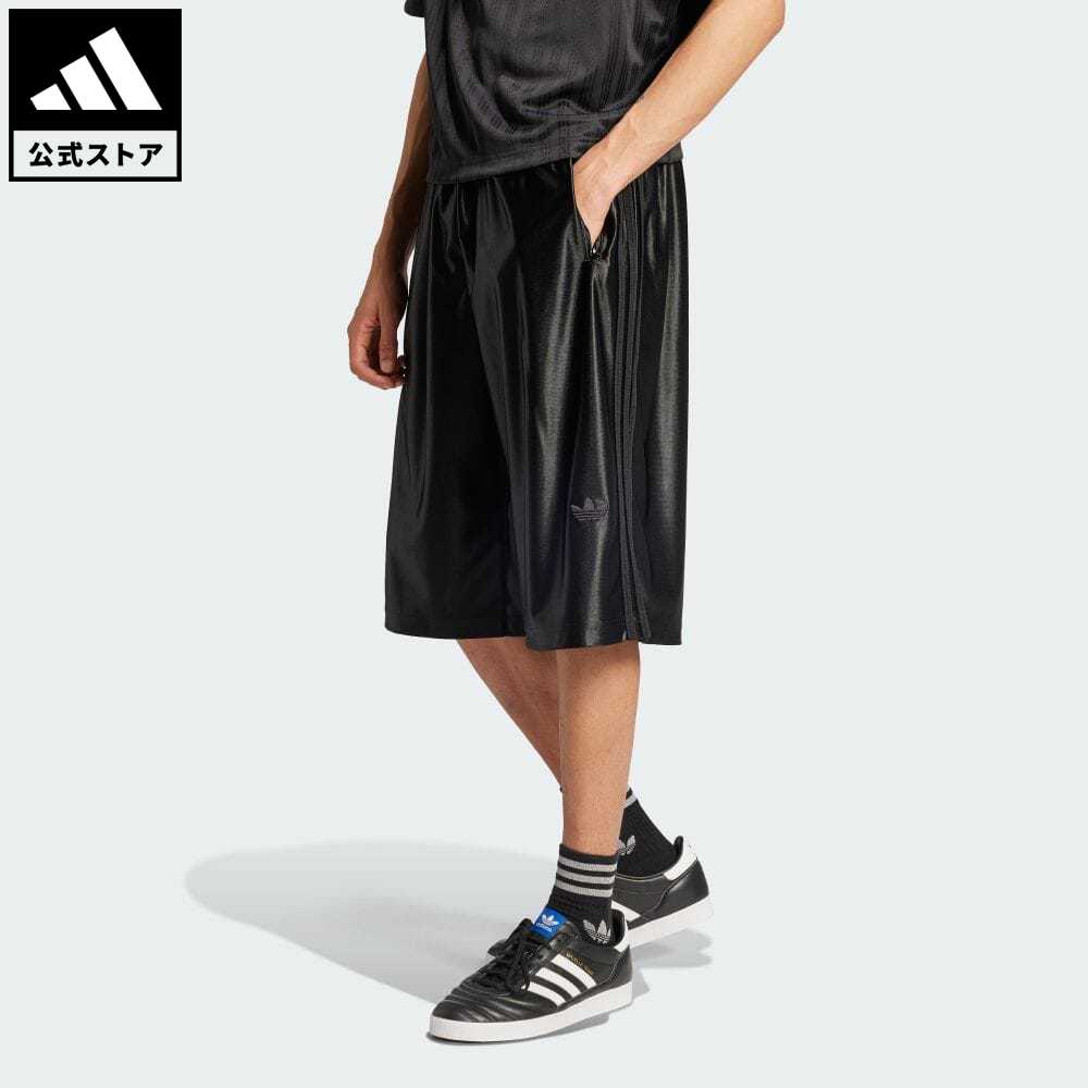 【公式】アディダス adidas 返品可 オーバーサイズ ショーツ オリジナルス メンズ ウェア・服 ボトムス ハーフパンツ 黒 ブラック IX6728のサムネイル