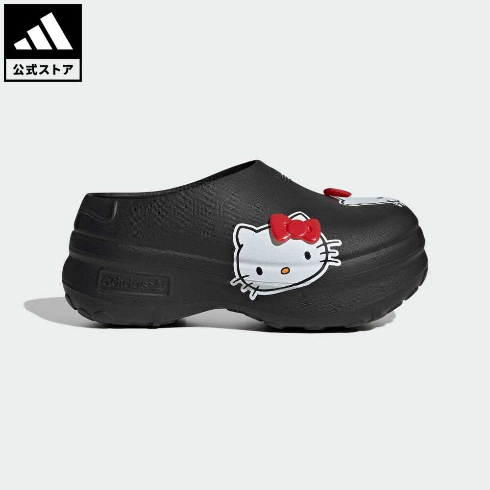 【公式】アディダス adidas 返品可 Adifom スタンスミス ハローキティ ミュール / Adifom Stan Smith Hello Kitty Mules オリジナルス メンズ レディース シューズ・靴 サンダル クロッグ 黒 ブラック IH0280のサムネイル