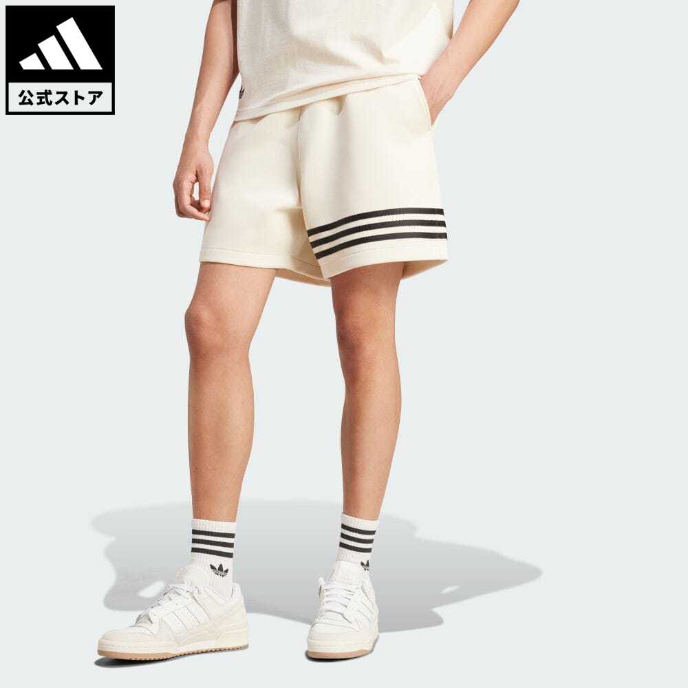 【1,500円OFFクーポン対象 09/19 00:00〜09/25 23:59】【公式】アディダス adidas 返品可 Neuclassics ショーツ オリジナルス メンズ ウェア・服 ボトムス ハーフパンツ 白 ホワイト JF9148のサムネイル