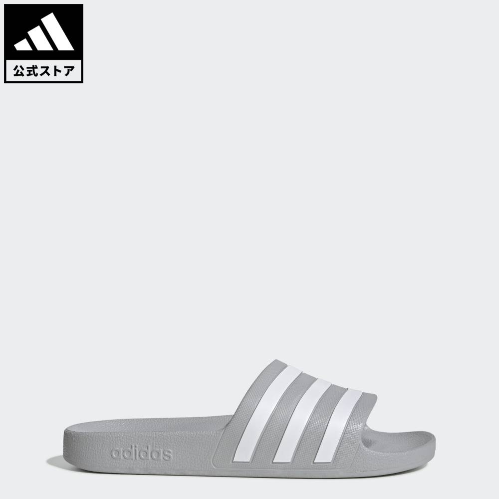 【50%OFFクーポン対象 07/04 20:00～07/11 01:59】【公式】アディダス adidas 返品可 ライフスタイル アディレッタ アクア サンダル / Adilette Aqua Slides スポーツウェア ユニセックス シューズ・靴 サンダル＆ビーチサンダル グレー EG4160 notp【PT】のサムネイル
