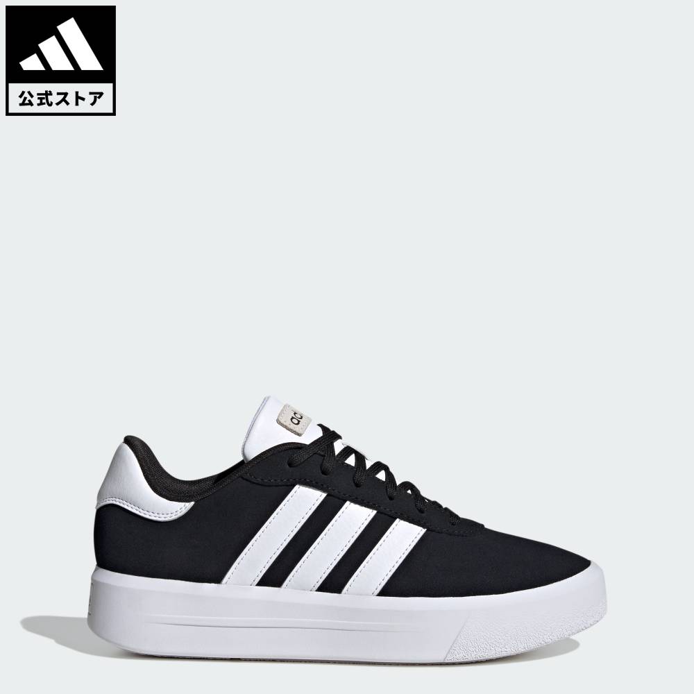 【40%OFF 9/19-9/25】【公式】アディダス adidas 返品可 コート シルク / Court Silk スポーツウェア レディース シューズ・靴 スニーカー 黒 ブラック IG8610 ローカット p0919のサムネイル