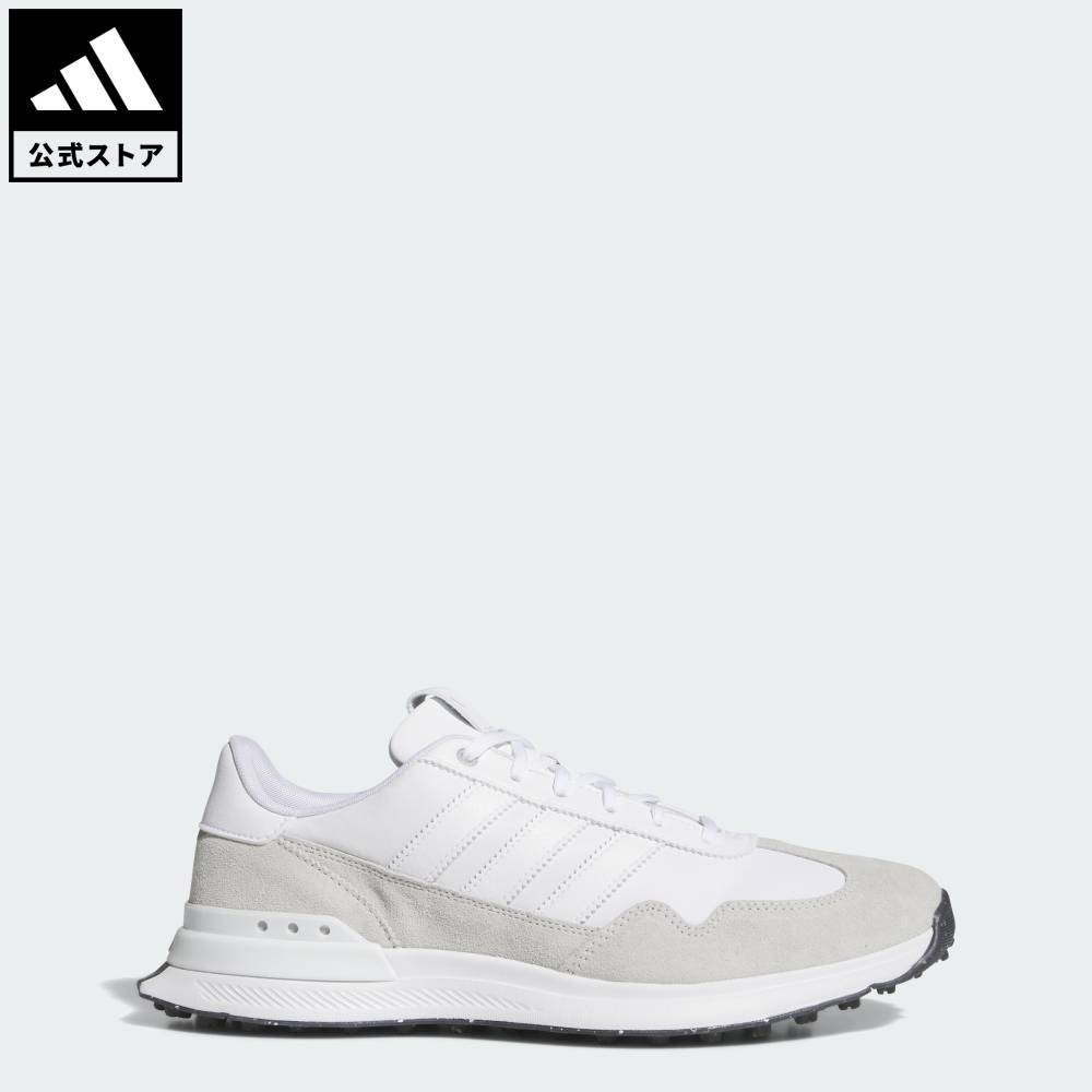 樂天商城 - 【ポイント10倍 05/23 20:00～05/27 01:59】 【公式】アディダス adidas 返品可 ゴルフ S2G 26 テキスタイル スパイクレス ゴルフ / S2G 26 TEXTILE SPIKELESS GOLF パフォーマンス メンズ シューズ・靴 スニーカー グレー JQ3464 【PT】