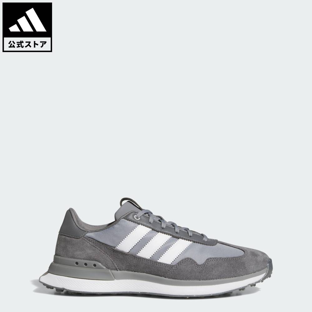 乐天商城 - 【ポイント10倍 5/9 20:00～5/20 23:59】 【公式】アディダス adidas 返品可 ゴルフ S2G 26 テキスタイル スパイクレス ゴルフ / S2G 26 TEXTILE SPIKELESS GOLF パフォーマンス メンズ シューズ・靴 スニーカー グレー JR1877 【PT】