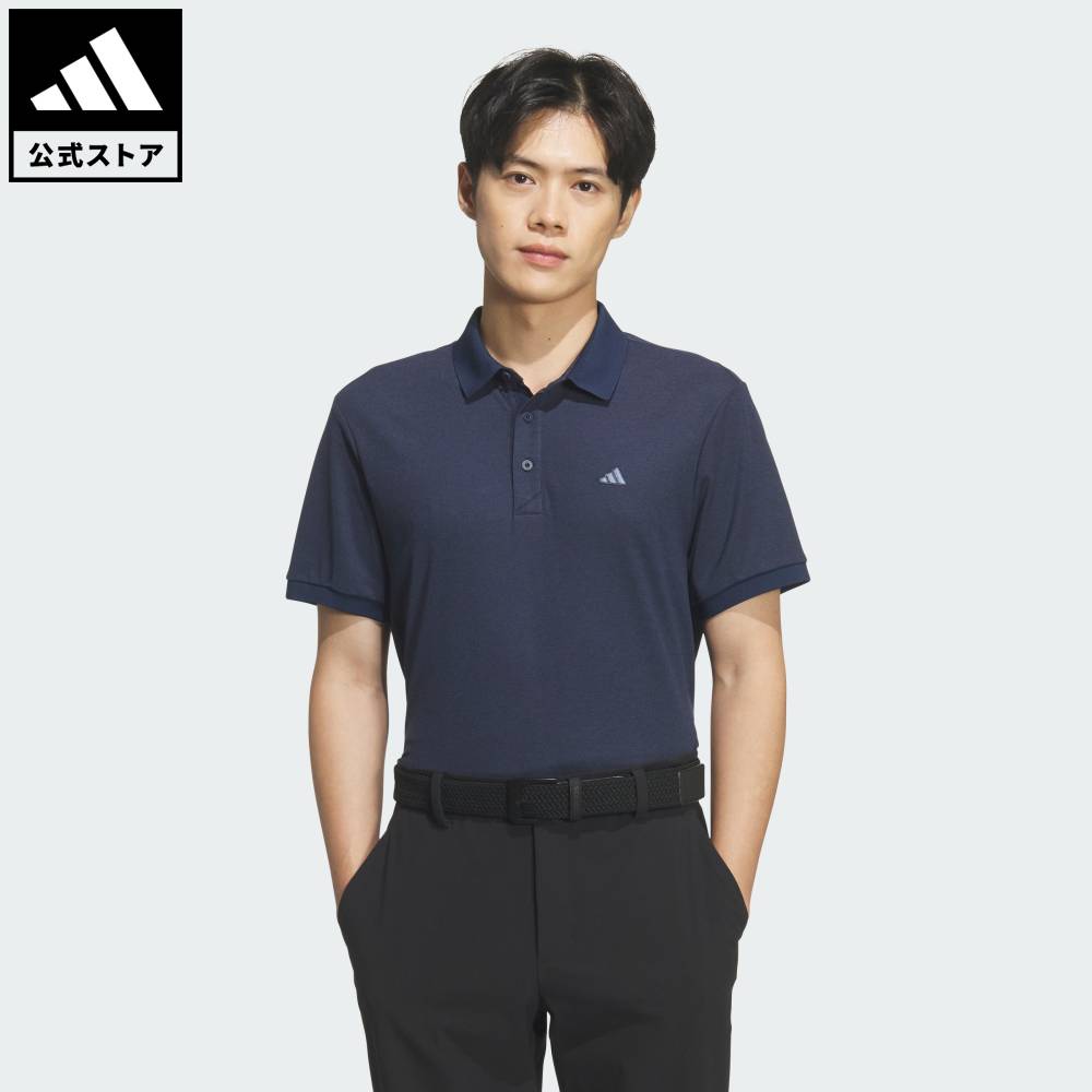 樂天商城 - 【公式】アディダス adidas 返品可 ゴルフ ソフトピケ半袖ポロシャツ パフォーマンス メンズ ウェア・服 ポロシャツ 青 ブルー KB4822
