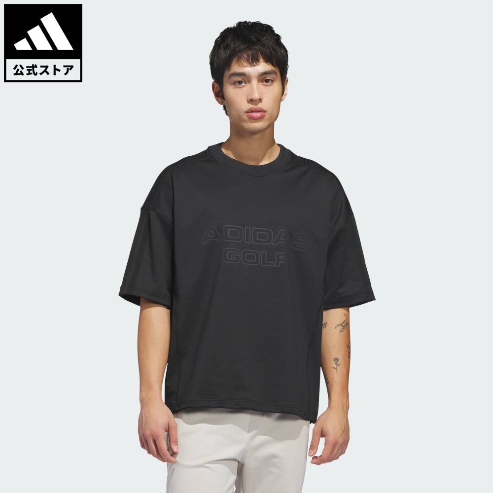 【公式】アディダス adidas 返品可 ゴルフ 【ゴルフ】ビヨンド グラフィック 半袖 クルーネック スウェット パフォーマンス メンズ ウェア・服 スウェット（トレーナー） 黒 ブラック KB5594