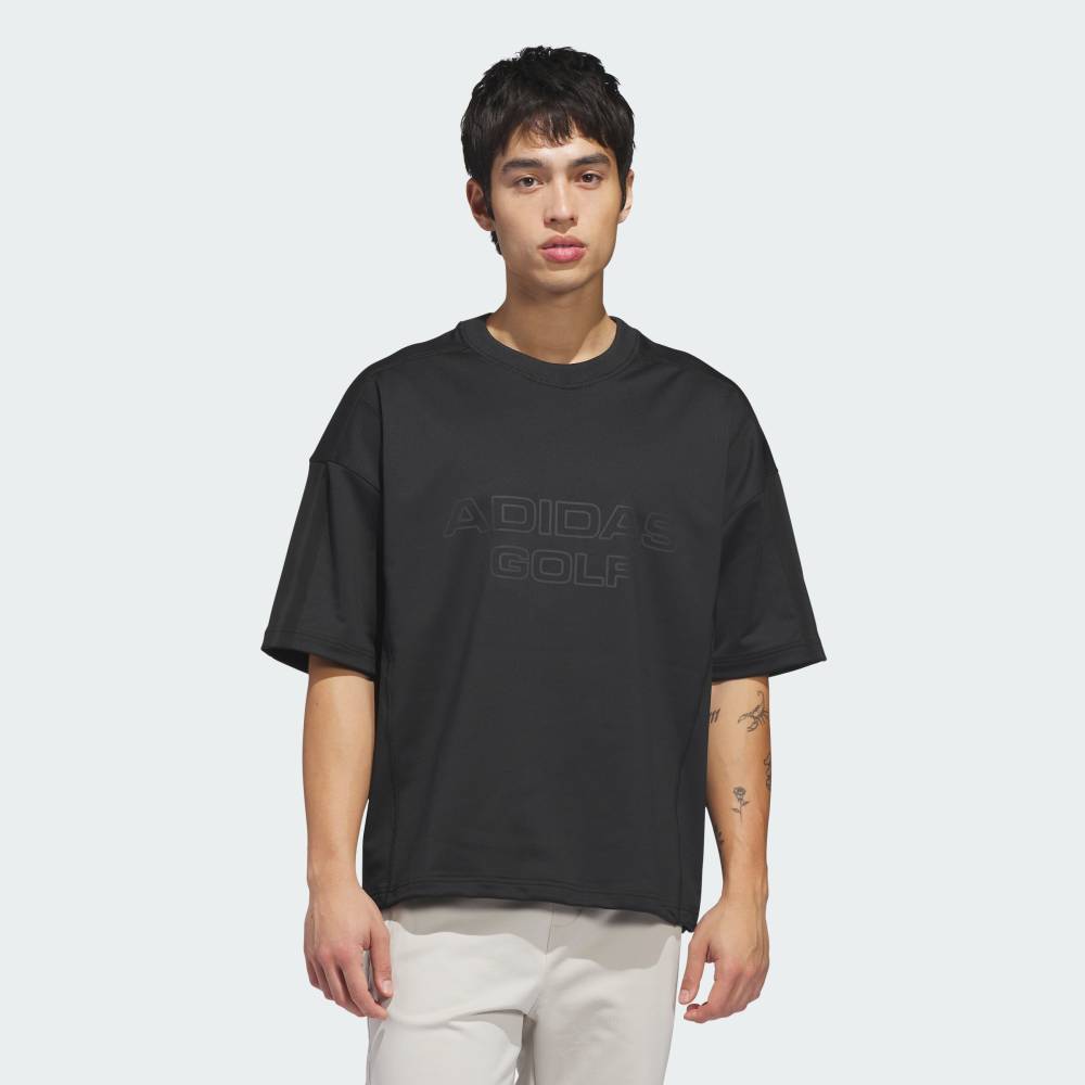 【公式】アディダス adidas 返品可 ゴルフ ビヨンド グラフィック 半袖 クルーネック スウェット パフォーマンス メンズ ウェア・服 スウェット（トレーナー） 黒 ブラック KB5594