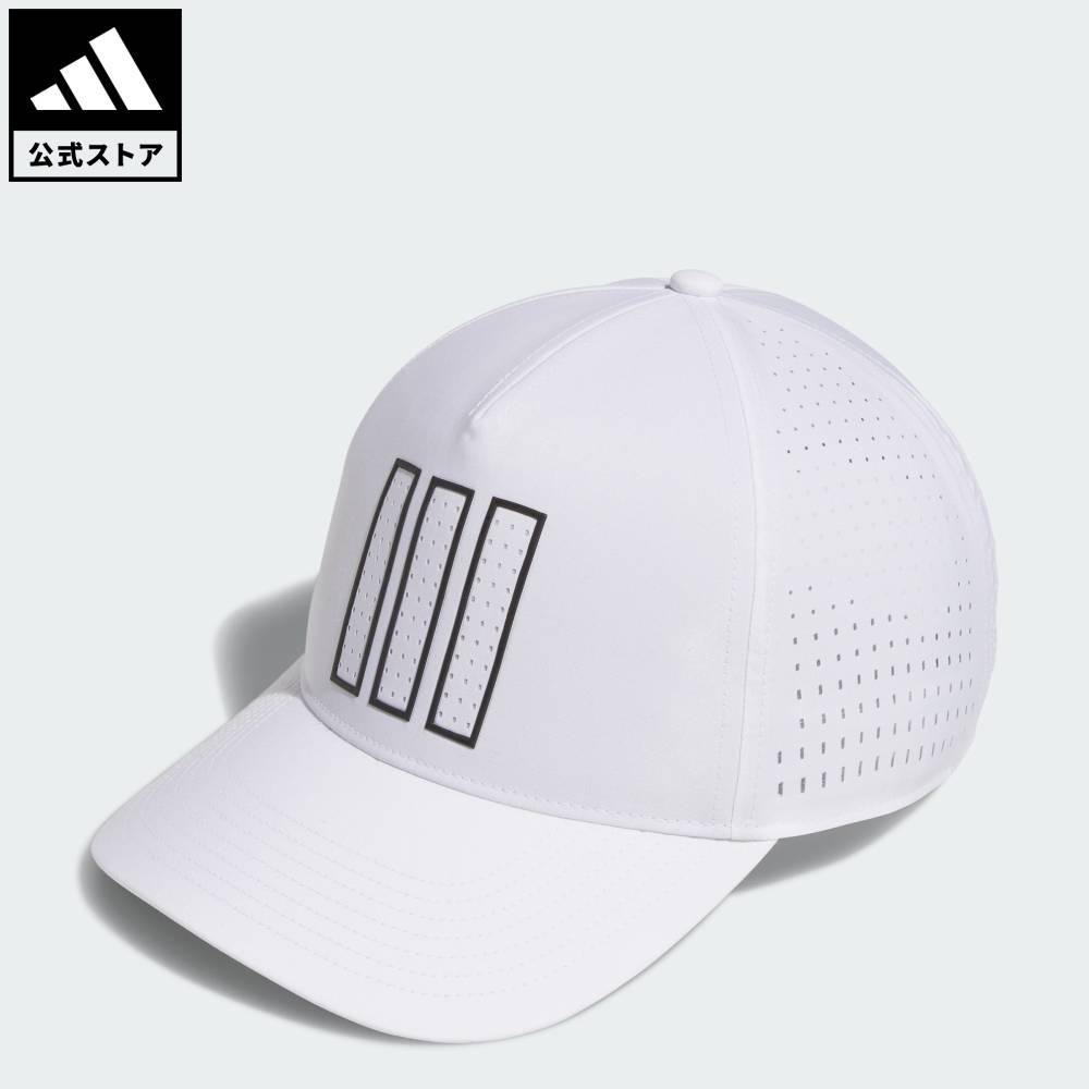 樂天商城 - 【ポイント10倍 5/9 20:00～5/20 23:59】 【公式】アディダス adidas 返品可 ゴルフ スリー ストライプス ツアー ハット パフォーマンス ユニセックス アクセサリー 帽子 白 ホワイト KB6944 【PT】