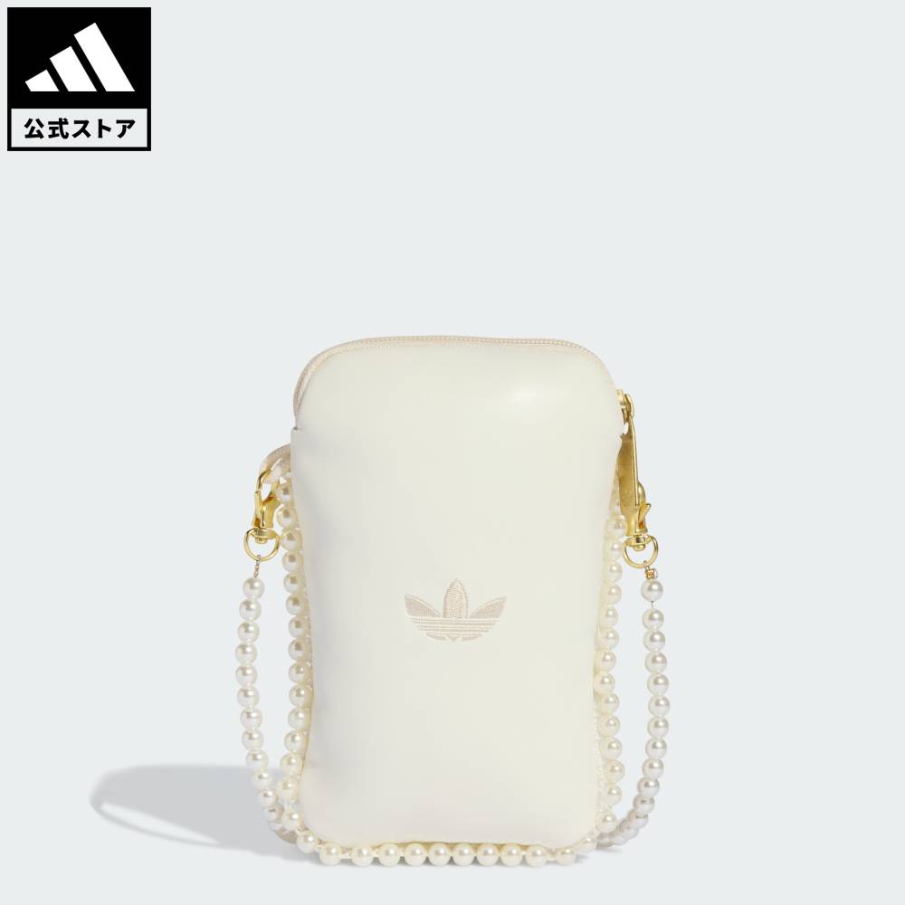 【公式】アディダス adidas 返品可 ライフスタイル フェスティバルバッグ ビーズ付き オリジナルス レディース アクセサリー バッグ・カバン 白 ホワイト KE2332