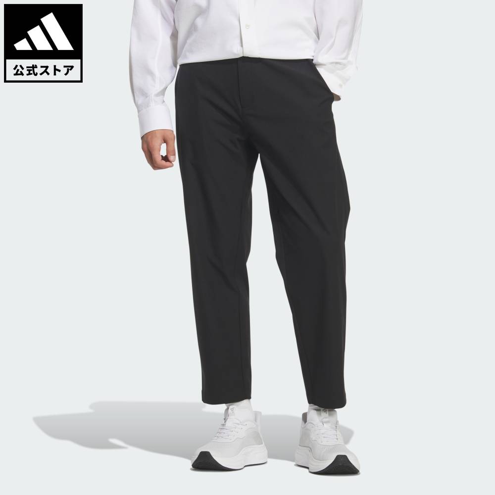 樂天商城 - 【ポイント20倍 05/23 20:00～05/27 01:59】 【公式】アディダス adidas 返品可 ライフスタイル プレミアム レギュラーフィット テーラードパンツ スポーツウェア メンズ ウェア・服 ボトムス 黒 ブラック KF9130 【PT】