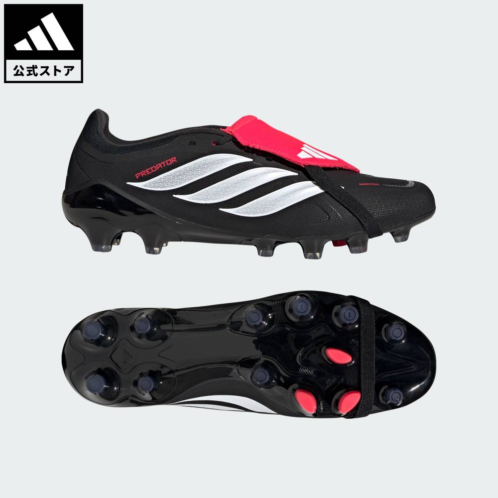 【公式】アディダス adidas 返品可 サッカー プレデター LEAGUE フォールディングタン HG サッカースパイク / 土・人工芝用 / PPREDATOR LEAGUE Fold-Over Tongue Hard Ground Football Boots パフォーマンス ユニセックス シューズ・靴 スパイク 黒 ブラック KI6301
