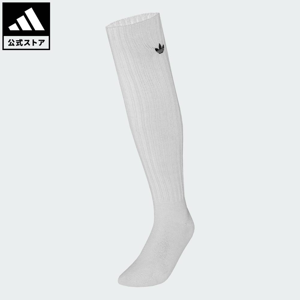 【公式】アディダス adidas 返品可 ライフスタイル ルーズソックス オリジナルス ユニセックス アクセサリー ソックス・靴下 白 ホワイト KS4815