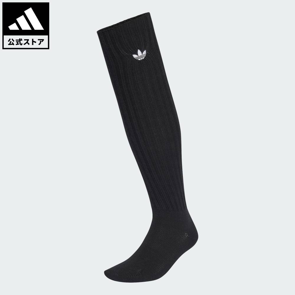 【公式】アディダス adidas 返品可 ライフスタイル ルーズソックス オリジナルス ユニセックス アクセサリー ソックス・靴下 黒 ブラック KS4816