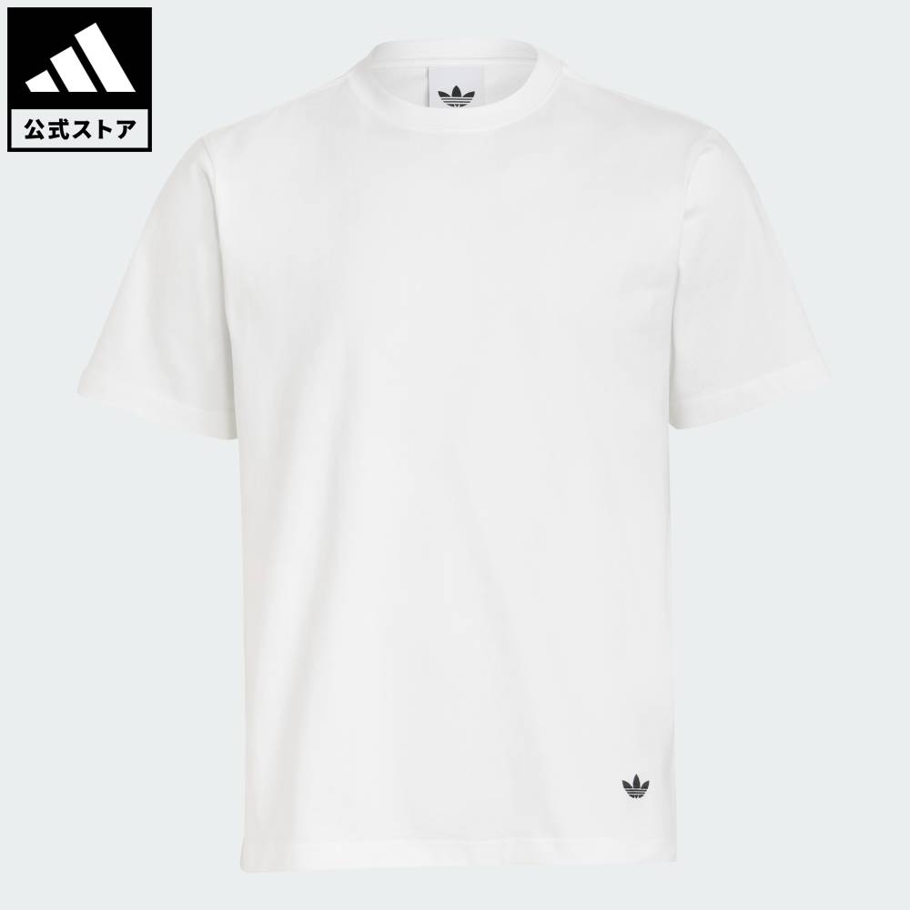 乐天商城 - 【ポイント20倍 5/9 20:00～5/20 23:59】 【公式】アディダス adidas 返品可 ライフスタイル ジャパン メイドフォーユー 半袖Tシャツ オリジナルス ユニセックス ウェア・服 Tシャツ 白 ホワイト KX8897 【PT】