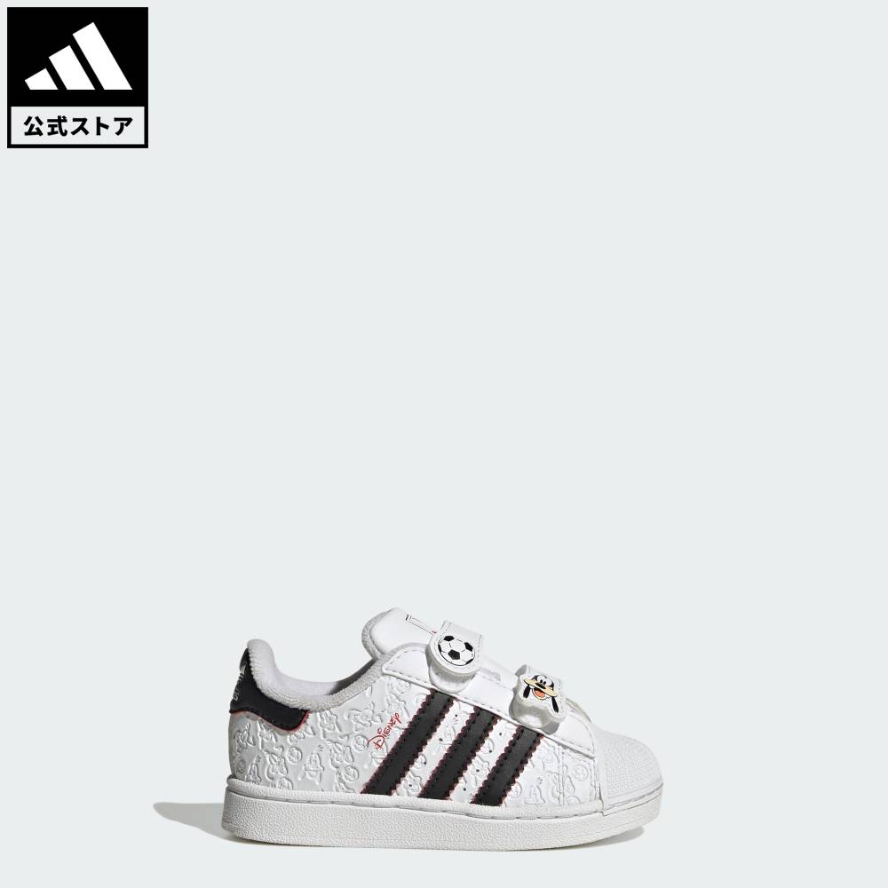【ポイント20倍 04/29 00:00～05/06 23:59】 【公式】アディダス adidas 返品可 ライフスタイル アディダス ディズニー SSTII キッズ / Adidas Disney SSTII CF I オリジナルス キッズ／子供用 シューズ・靴 スニーカー 白 ホワイト IH1744 【PT】