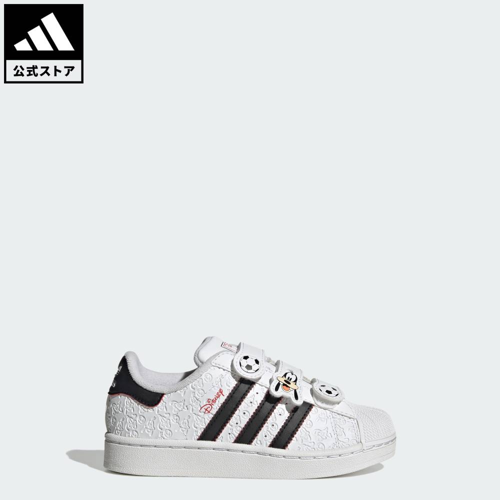 【ポイント20倍 04/29 00:00～05/06 23:59】 【公式】アディダス adidas 返品可 ライフスタイル アディダス ディズニー SSTII キッズ / Adidas Disney SSTII CF C オリジナルス キッズ／子供用 シューズ・靴 スニーカー 白 ホワイト IH4635 【PT】