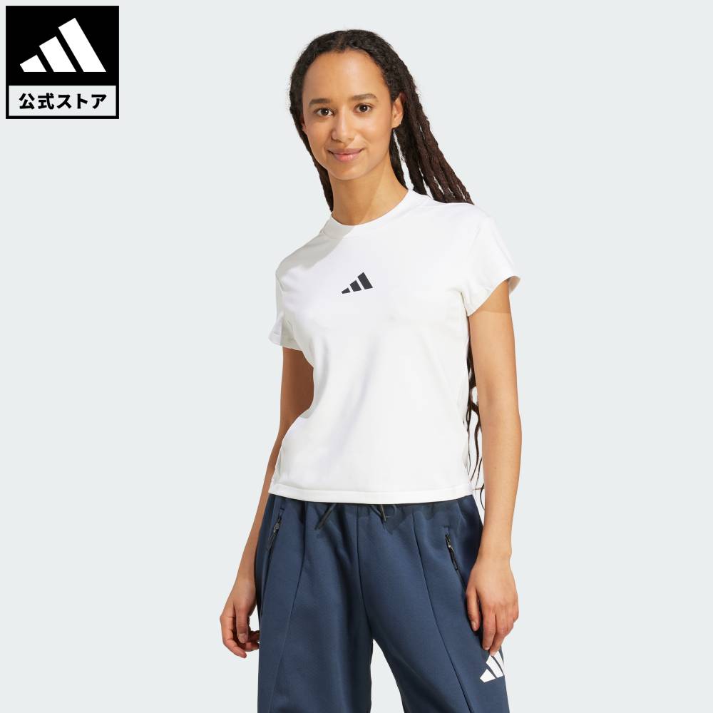 【ポイント20倍 04/29 00:00～05/06 23:59】 【公式】アディダス adidas 返品可 ライフスタイル adidas Z.N.E. ベビーTシャツ スポーツウェア レディース ウェア・服 Tシャツ 白 ホワイト JL7334 【PT】
