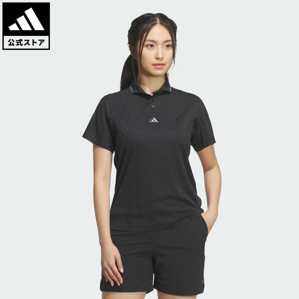 Brand：パフォーマンスSports：ゴルフCategory：ウェア・服【06cg】【color:ブラック】【size:J/XS】 【size:J/S】 【size:J/M】 【size:J/L】 【size:J/XL】 スポーツブランドアディダス公式ショップアルティメット365 ツアー クライマクール ジャカード 半袖 ポロシャツコースをまわるとき爽やかな着心地で快適にプレーしたいなら、このアルティメット365ツアー クライマクール ジャカード 半袖 ポロシャツに決まり。スタイルもパフォーマンスも妥協したくない人に贈る、ティーショットから頼りになる一着。動きを妨げないレギュラーフィットの作りだから、スイングが楽にできる。ジャカードの生地が、洗練された雰囲気を放つ、ゴルファー向けのスタイリッシュアイテム。涼しく、ドライな着心地のクライマクールテクノロジーが汗を吸収・発散させ、衣服内の汗ムレを抑えてくれるから、プレー中もずっとパフォーマンスに集中できる。ゲームがヒートアップしても、速乾性の繊維がさらりとした肌触りをもたらす。カジュアルラウンドでも、トーナメントでも、勝負に欠かせない快適さと機能性を備えている。アディダスをまとい、次世代のゴルフパフォーマンスを手に入れよう。吸湿性に優れ、涼しくドライな快適さを保つ、クライマクール採用のポロシャツ。レギュラーフィット襟付きポリエステル100%ジャカード生地の仕立てクライマクールテクノロジー商品番号：KA1817色：Blackモデル：DB033スポーツ：ゴルフテクノロジー：クライマクールSize胸囲うしろ着丈ラグラン袖丈J/XSJ/SJ/MJ/LJ/XL81cm85cm89cm93cm96cm58cm59cm59cm60cm60cm27cm28cm29cm29cm30cm※ 上記の数値はそれぞれのサイズにおける製品の寸法を表しています。※ 商品によっては、表示の寸法から若干の誤差（1～2cm）が発生する場合があります。※ 同じサイズでも、製品の素材の特徴やデザインによって着用感が異なる場合があります。Other Color