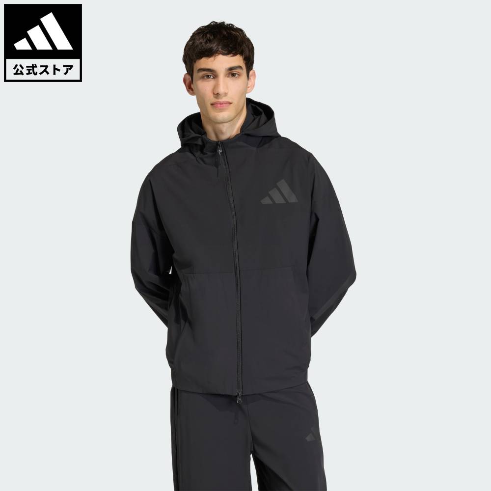 【公式】アディダス adidas 返品可 ライフスタイル ADIDAS Z.N.E.ウーブン トラックトップ スポーツウェア メンズ ウェア・服 トラックスーツ 黒 ブラック KD8494