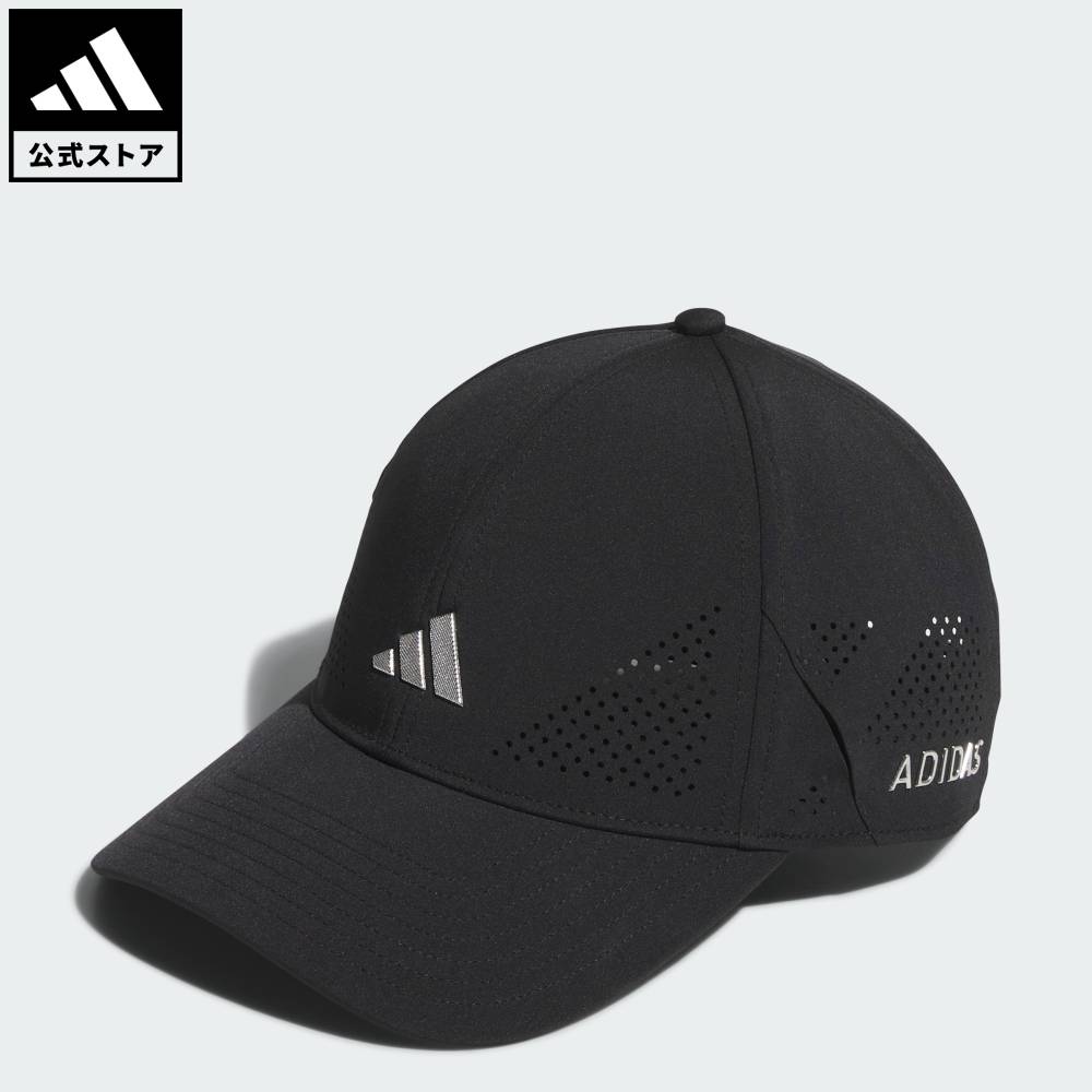 乐天商城 - 【ポイント10倍 5/9 20:00～5/20 23:59】 【公式】アディダス adidas 返品可 ゴルフ メタル ロゴ キャップ パフォーマンス ユニセックス アクセサリー 帽子 黒 ブラック KD8836 【PT】