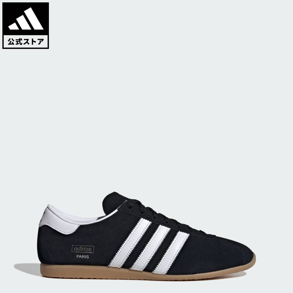 乐天商城 - 【ポイント20倍 5/9 20:00～5/20 23:59】 【公式】アディダス adidas 返品可 ライフスタイル パリ / PARIS オリジナルス ユニセックス シューズ・靴 スニーカー 黒 ブラック KJ1012 【PT】