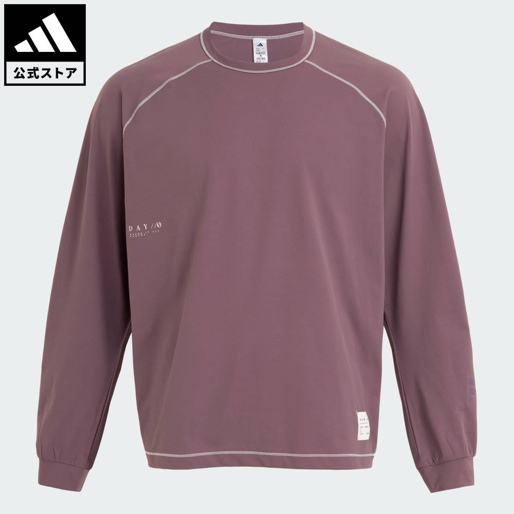 【ポイント20倍 3/13 0:00～3/18 23:59】 【公式】アディダス adidas 返品可 ランニング DAY//Ø 長袖Tシャツ パフォーマンス メンズ ウェア・服 Tシャツ 紫 パープル KL8284 【PT】