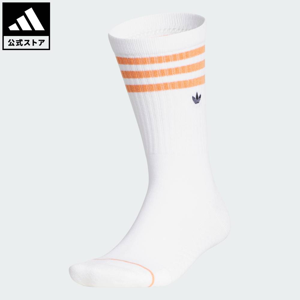 【ポイント20倍 3/13 0:00～3/18 23:59】 【公式】アディダス adidas 返品可 ゴルフ オリジナルスクルーソックス オリジナルス メンズ アクセサリー ソックス・靴下 白 ホワイト JY7281 【PT】