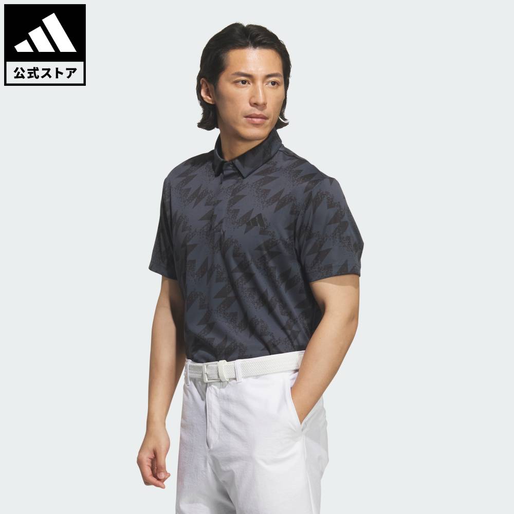 乐天商城 - 【ポイント10倍 5/9 20:00～5/20 23:59】 【公式】アディダス adidas 返品可 ゴルフ AOP半袖ポロ パフォーマンス メンズ ウェア・服 ポロシャツ グレー JY8225 【PT】