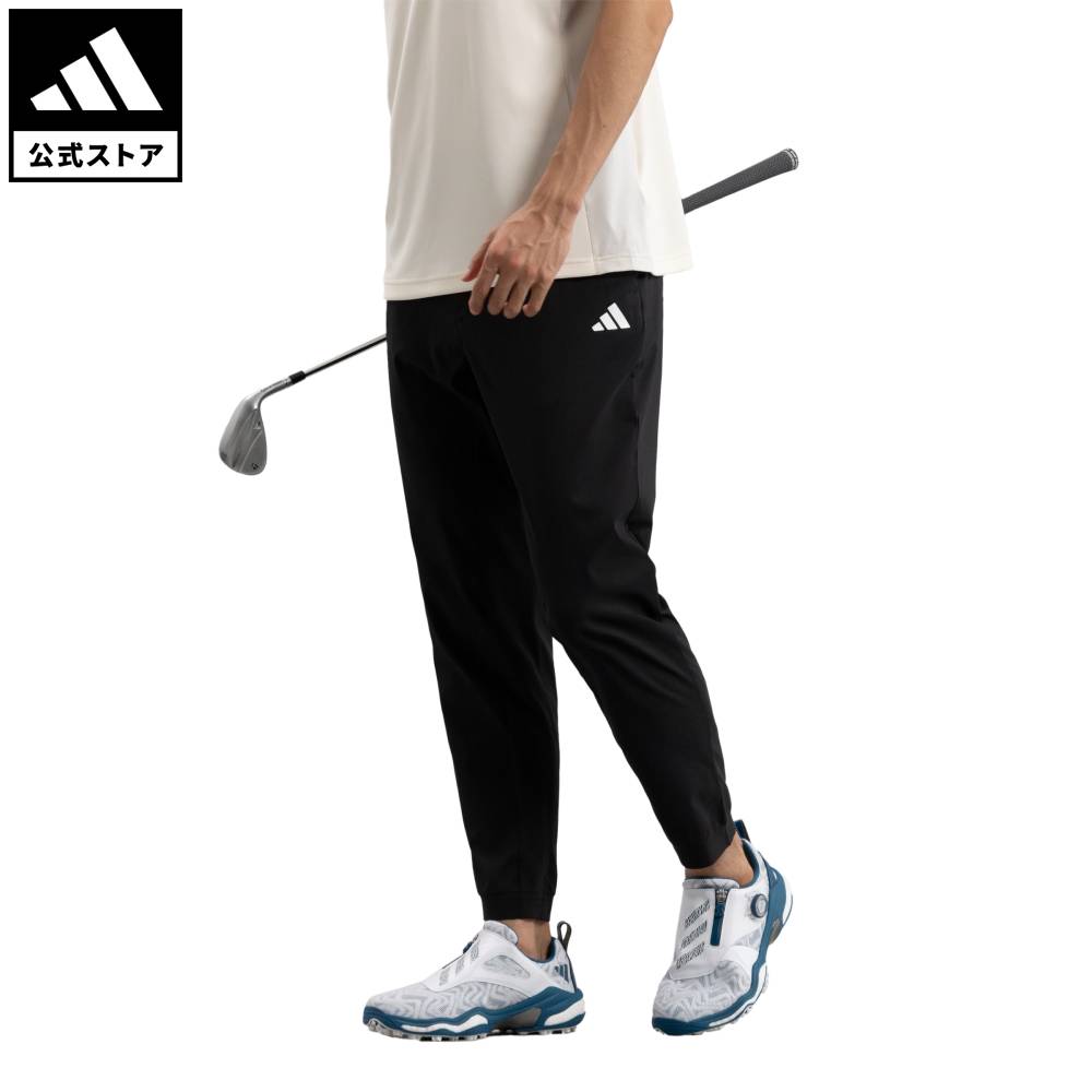 ADIDAS - 【ポイント10倍 5/9 20:00～5/20 23:59】 【公式】アディダス adidas 返品可 ゴルフ サマー ジョガー 9/10 パンツ パフォーマンス メンズ ウェア・服 ボトムス 黒 ブラック JY8268 【PT】