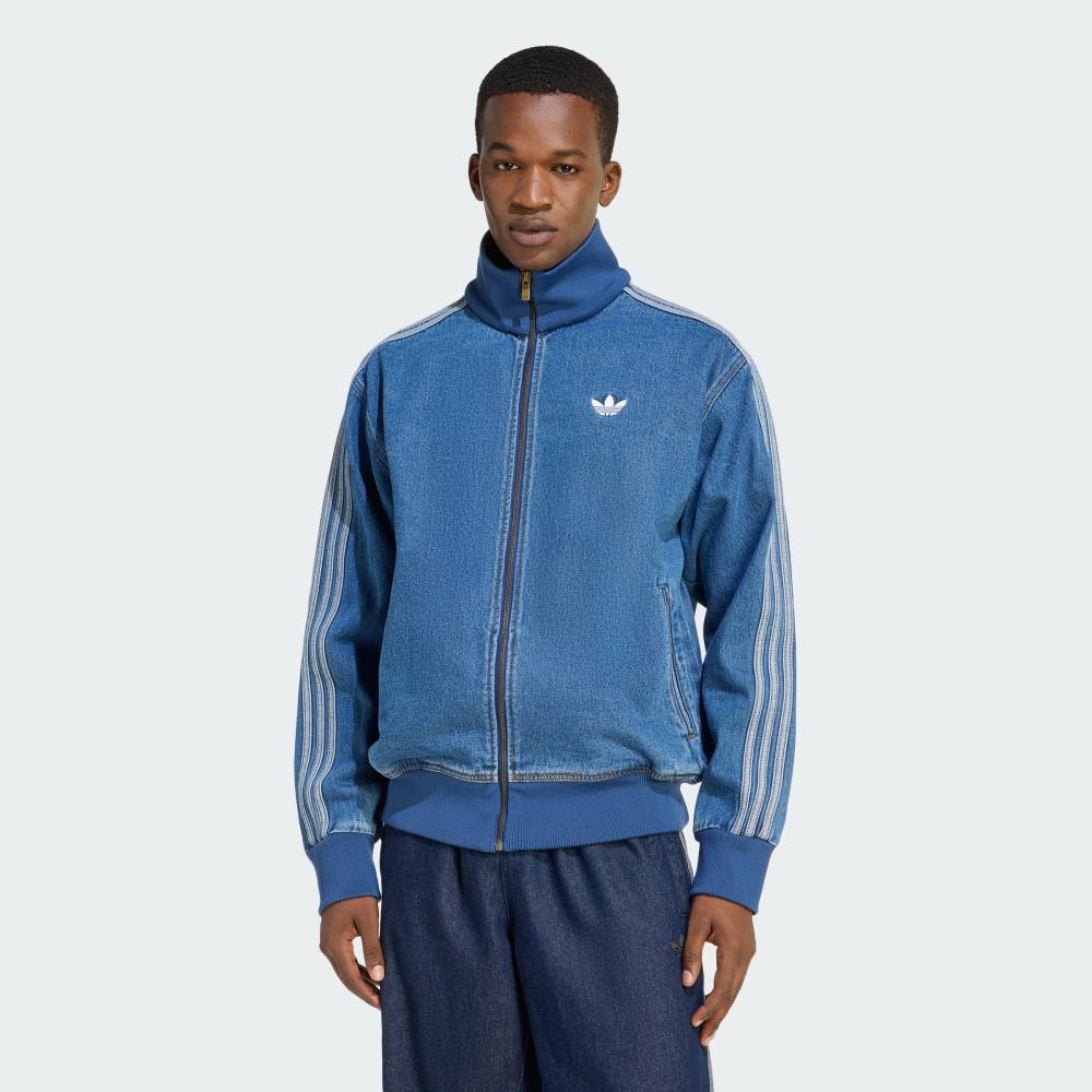 アディダス adidas 返品可 ライフスタイル アディカラー デニム ファイヤーバード トラックトップ オリジナルス （2枚目）