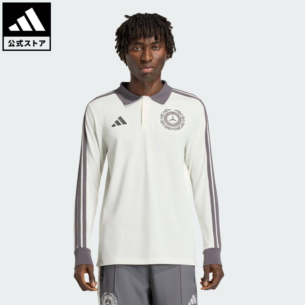 樂天商城 - 【公式】アディダス adidas 返品可 モータースポーツ MERCEDES AMG PETRONAS F1チーム シルバー アローズ アイコン ポロシャツ メンズ パフォーマンス メンズ ウェア・服 ポロシャツ 白 ホワイト KE8281