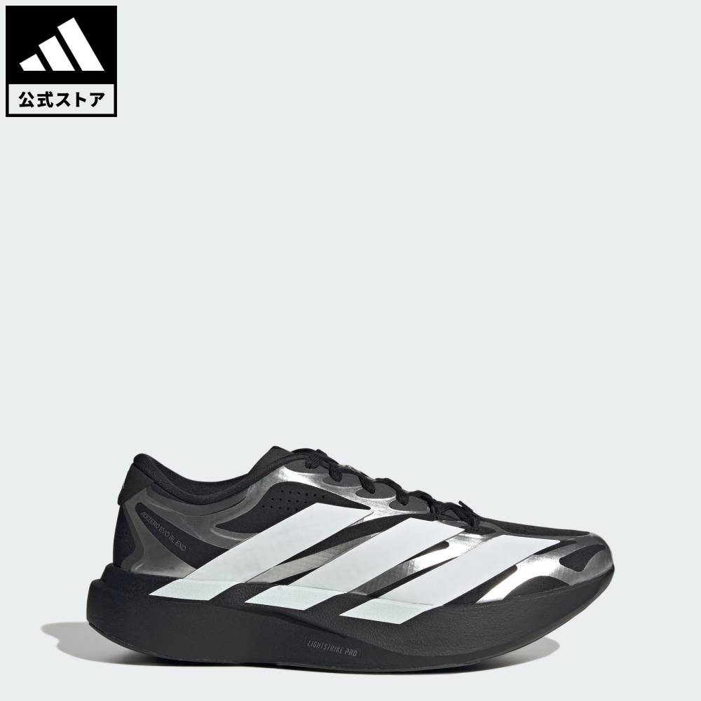 【公式】アディダス adidas 返品可 ランニング アディゼロ EVO SL EXO シューズ / Adizero EVO SL EXO Shoes パフォーマンス メンズ シューズ・靴 スニーカー 黒 ブラック KI4764