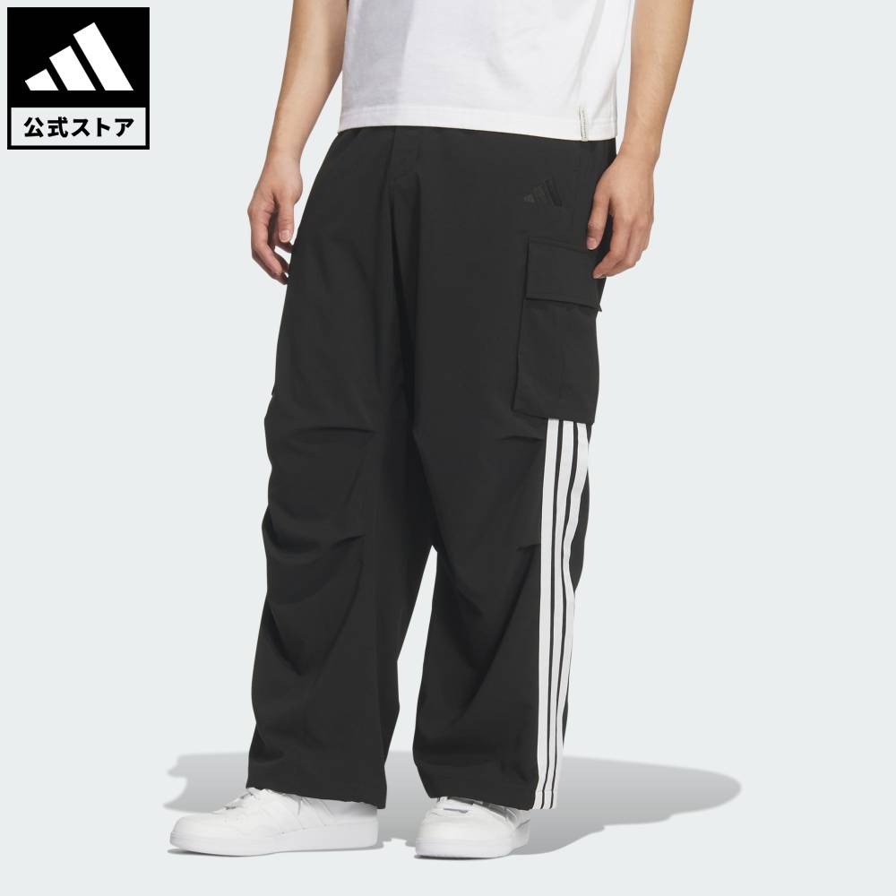 adidas Originalsアディダスオリジナルス■カーゴパンツ新品■XO 黒　　定価11.000+税 カーゴパンツ アディダス - 20時〜3&frasl;11 3&frasl;4 エッセンシャルズ