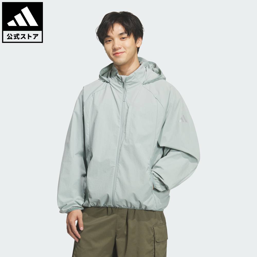 樂天商城 - 【ポイント20倍 05/23 20:00～05/27 01:59】 【公式】アディダス adidas 返品可 ライフスタイル シティ テック ルーズフィット スイリク パッカブル ジャケット スポーツウェア メンズ ウェア・服 ジャケット 緑 グリーン KS1188 【PT】