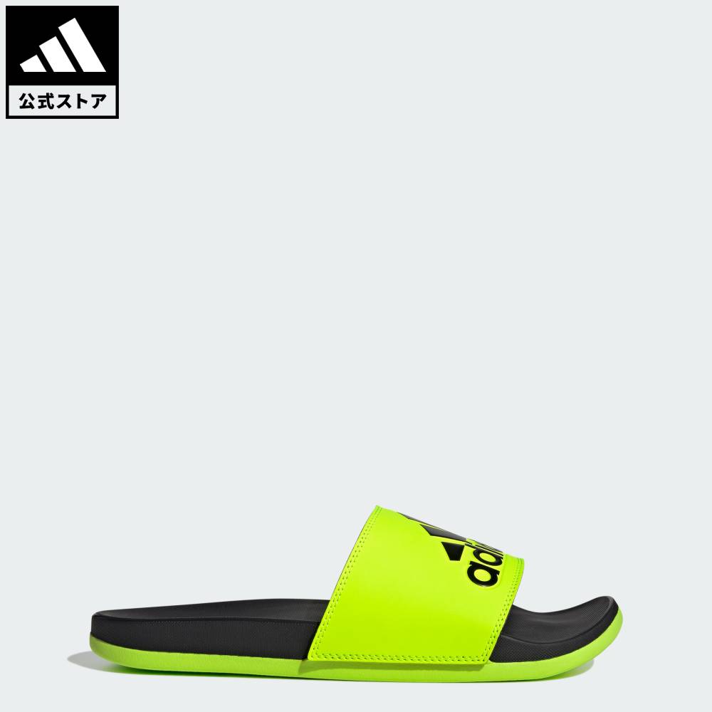 [공식] 아디다스 adidas 반품 가능 라이프 스타일 아디레타 컴포트 샌들 / Adilette Comfort Slides 스포츠웨어 유니섹스 신발 신발 샌들 & 비치 샌들 녹색 그린 JI2262