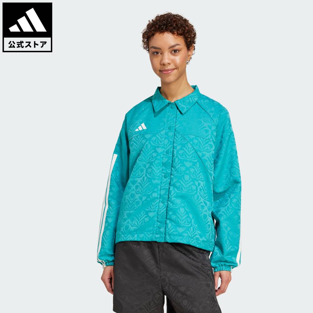 [40% OFF Coupon Available 07/15 0:00～07/26 1:59] [Official] adidas Lifestyle Tiro x Common Goal Coach Jacket Sportswear Women's Clothing Jacket Green JL9204 (Returnable)