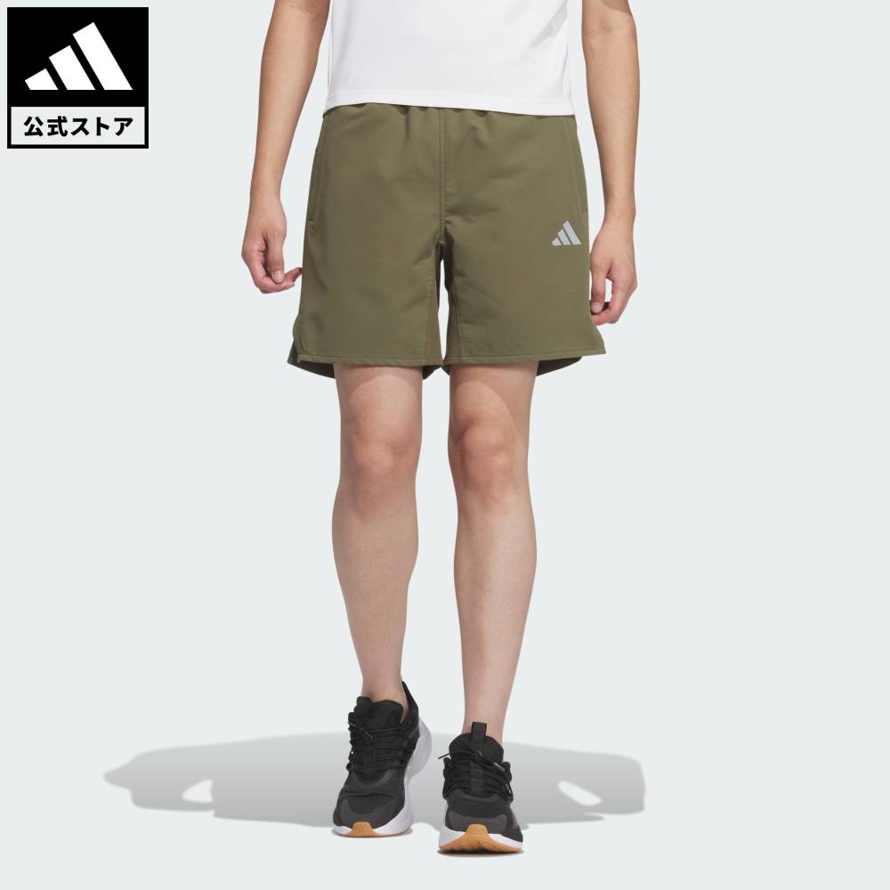 乐天商城 - 【公式】アディダス adidas 返品可 ジム・トレーニング アディダスアダプテーション レギュラーフィット ウーブンショーツ パフォーマンス メンズ ウェア・服 ショートパンツ・短パン 緑 グリーン JM4502