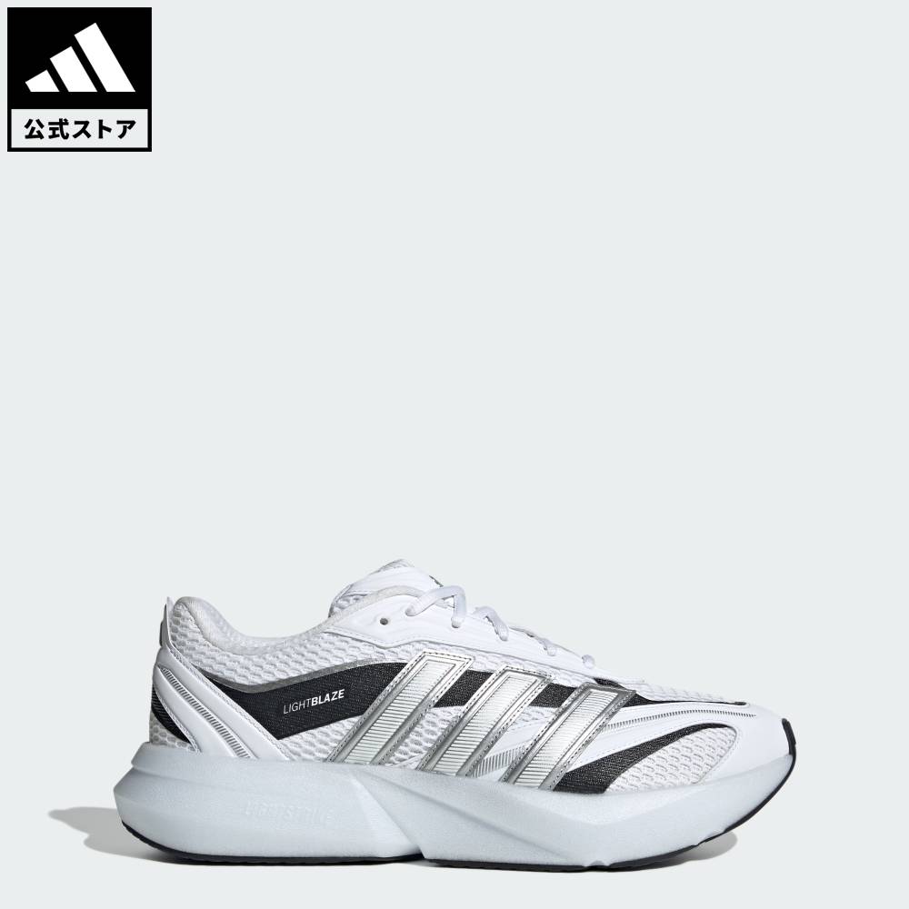 乐天商城 - 【20％OFFクーポン対象 05/09 20:00～05/20 23:59】 【公式】アディダス adidas 返品可 ライフスタイル ライトブレイズ グロー シューズ / Lightblaze Glow Shoes スポーツウェア メンズ シューズ・靴 スニーカー 白 ホワイト JP6288