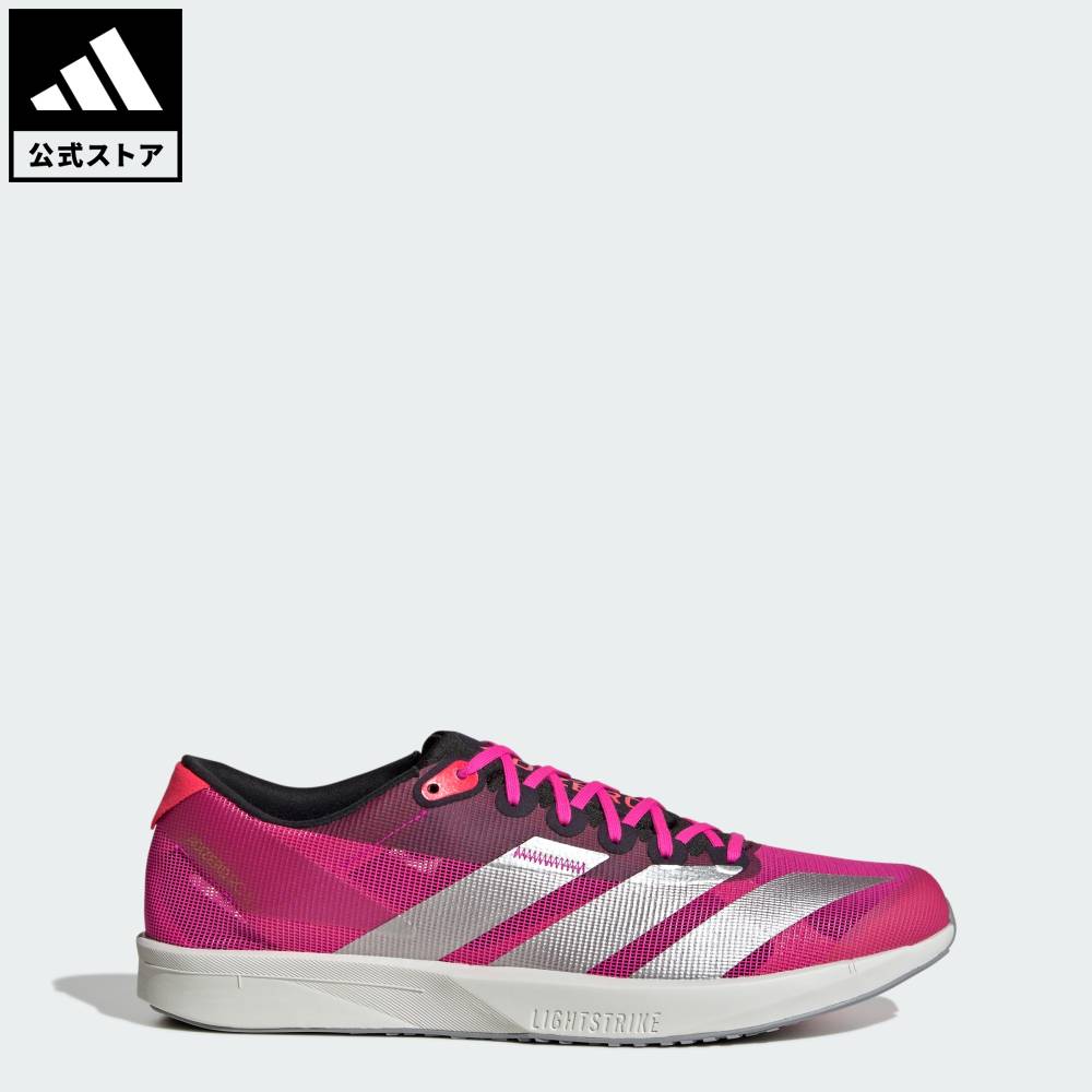 【公式】アディダス adidas 返品可 ランニング アディゼロ RC 6 Lightstrikeランニング シューズ / Adizero RC 6 Lightstrike Running パフォーマンス ユニセックス シューズ・靴 スニーカー ピンク JP6662
