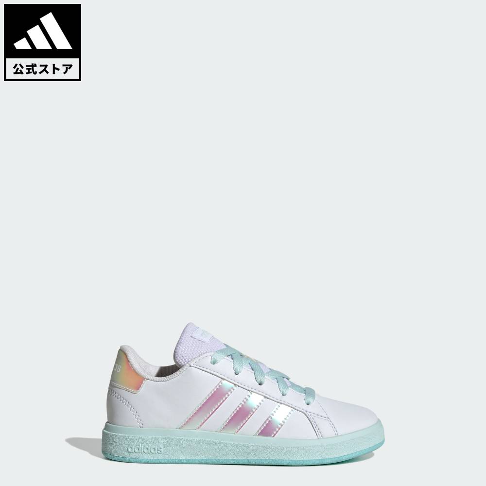 �ڸ����ۥ��ǥ����� adidas ���ʲ� �饤�ե������� �����ɥ����� �饤�ե������� �졼�� �ƥ˥� / Grand Court Lifestyle Lac...