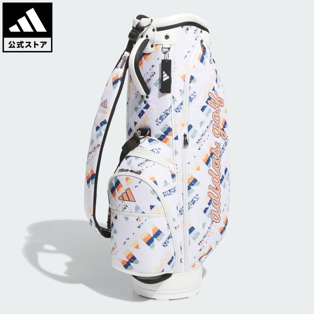 Brand：パフォーマンスSports：ゴルフCategory：アクセサリー【09cg】【color:ホワイト】【size:フリー】 スポーツブランドアディダス公式ショップ返品・交換についてユニセックス AOP カート ゴルフバッグ優れた機能性と遊び心あるデザインを求めるゴルファーのためにデザインされたユニセックス AOP カート ゴルフバッグ。ラウンドの日の心強い相棒として、これから活躍してくれる定番バッグ。丈夫なプレーンウィーブ生地を使用し、優れた耐久性と信頼感で、収納したギアをしっかり保護する。​優れた機能性を求めるゴルフ愛好家のニーズに応える、アディダスのパフォーマンス ゴルフ シリーズのモデル。ゴルフの必需品を整理しやすい十分な収納力を備えた、こだわりのある機能的なデザインが特徴。フェアウェイを歩くときも、クラブハウスで仲間と過ごすときも、あなたのアクティブなライフスタイルに自然になじむゴルフバッグ。耐久性に優れたプレーンウィーブ素材を採用した、パフォーマンス ゴルフバッグ。8.5型2.8kg 47インチ対応ポリエステル100%プレーンウィーブ構造商品番号：KA8314色：Whiteモデル：HN121スポーツ：ゴルフOther Color