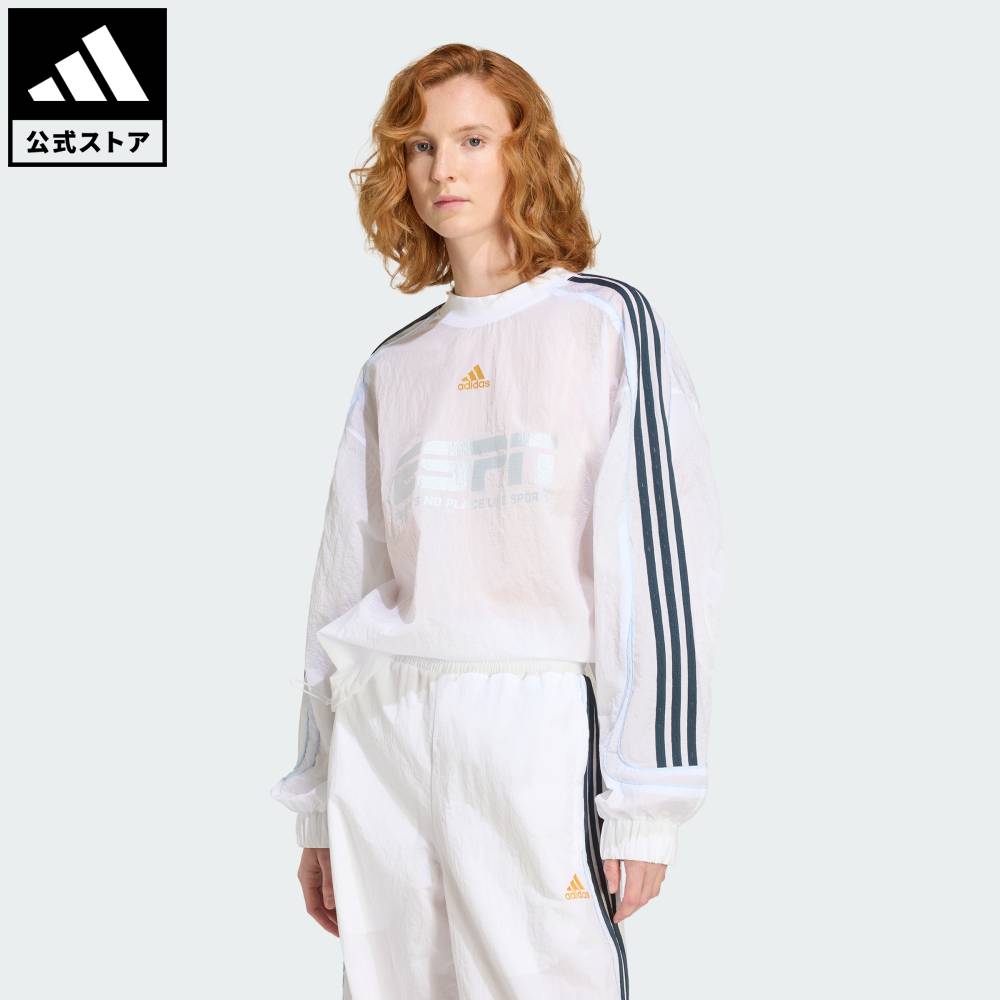 乐天商城 - 【ポイント20倍 5/9 20:00～5/20 23:59】 【公式】アディダス adidas 返品可 ライフスタイル チームガイスト 2.0 スウェットシャツ オリジナルス レディース ウェア・服 スウェット（トレーナー） 白 ホワイト KC6401 【PT】