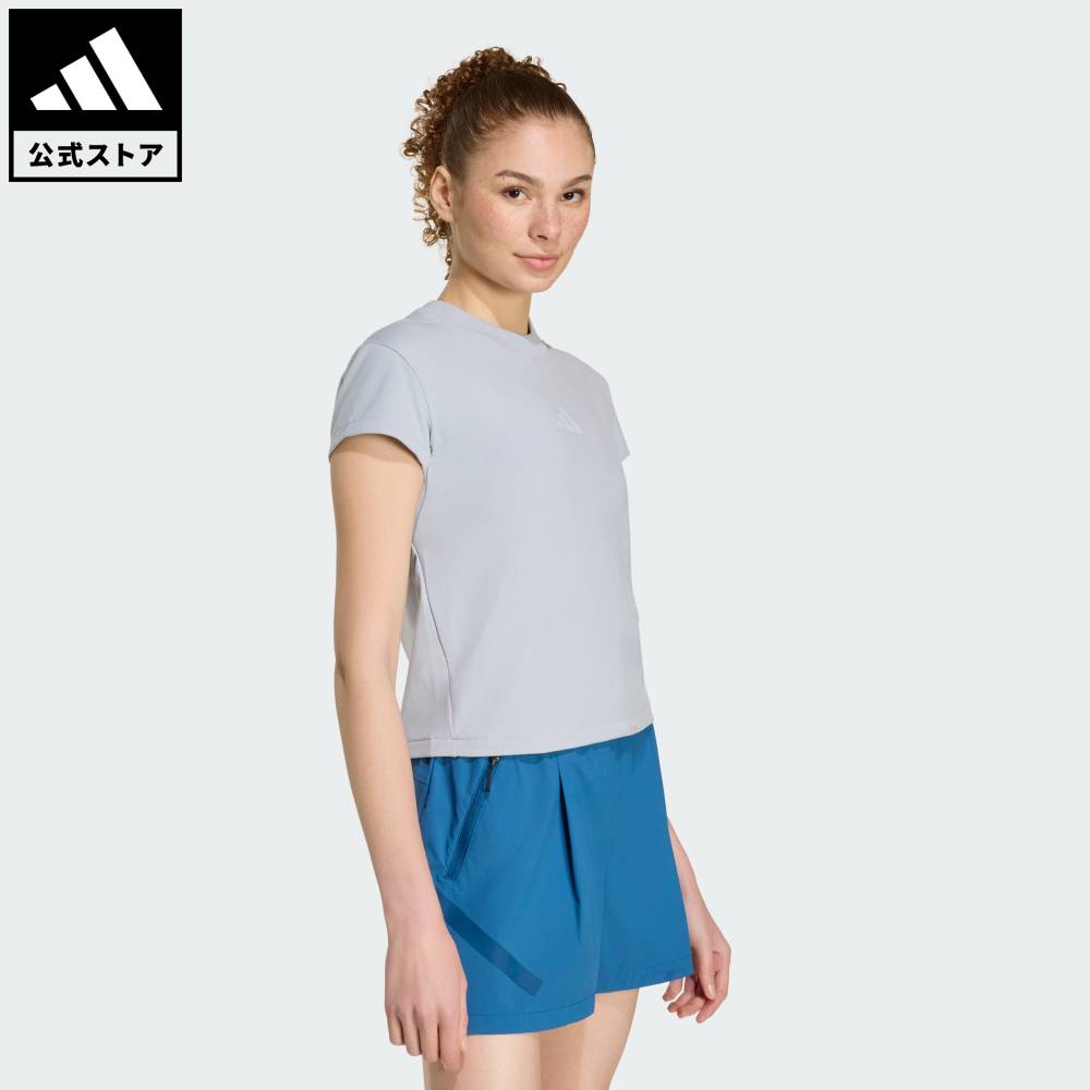 【ポイント20倍 04/29 00:00～05/06 23:59】 【公式】アディダス adidas 返品可 ライフスタイル adidas Z.N.E. ベビーTシャツ スポーツウェア レディース ウェア・服 Tシャツ グレー KC7741 【PT】