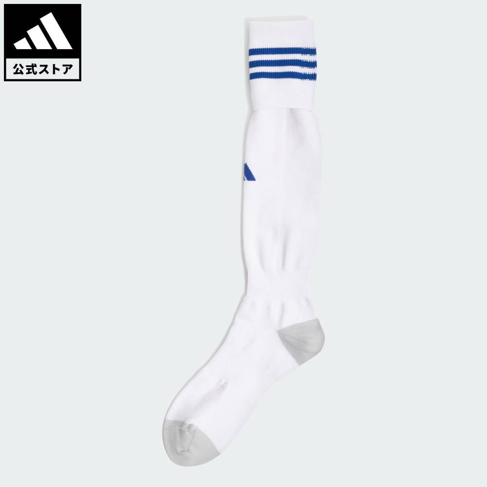 樂天商城 - 【公式】アディダス adidas 返品可 サッカー BASIC 3ST FOOTBALL SOCKS JP パフォーマンス ユニセックス アクセサリー ソックス・靴下 白 ホワイト KL8626
