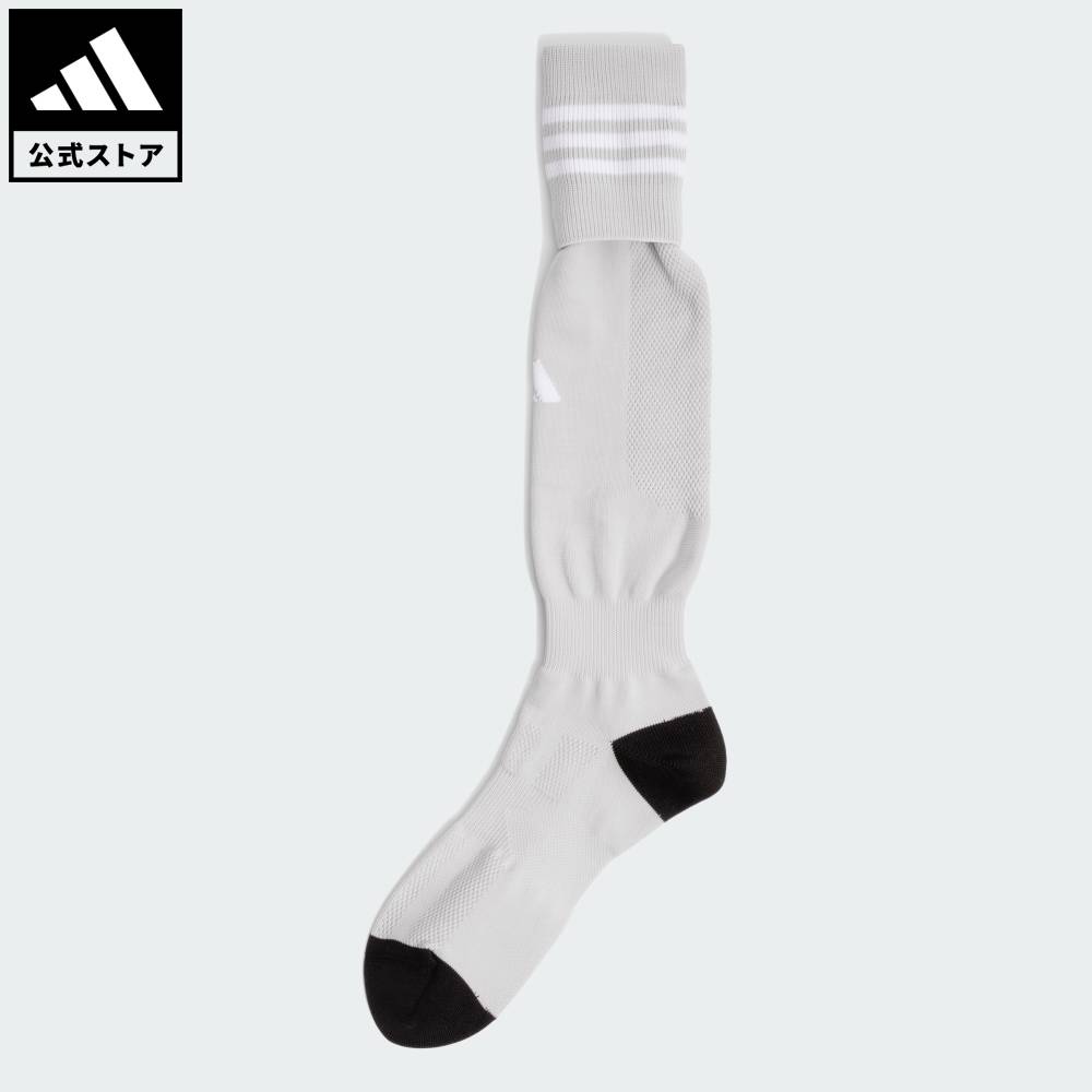 乐天商城 - 【公式】アディダス adidas 返品可 サッカー BASIC 3ST FOOTBALL SOCKS JP パフォーマンス ユニセックス アクセサリー ソックス・靴下 グレー KL8631