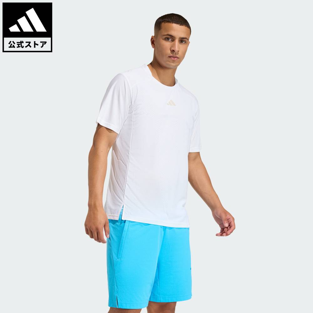 乐天商城 - 【ポイント20倍 5/9 20:00～5/20 23:59】 【公式】アディダス adidas 返品可 ジム・トレーニング クライマクール 3D Tシャツ パフォーマンス メンズ ウェア・服 Tシャツ 白 ホワイト KQ7503 【PT】