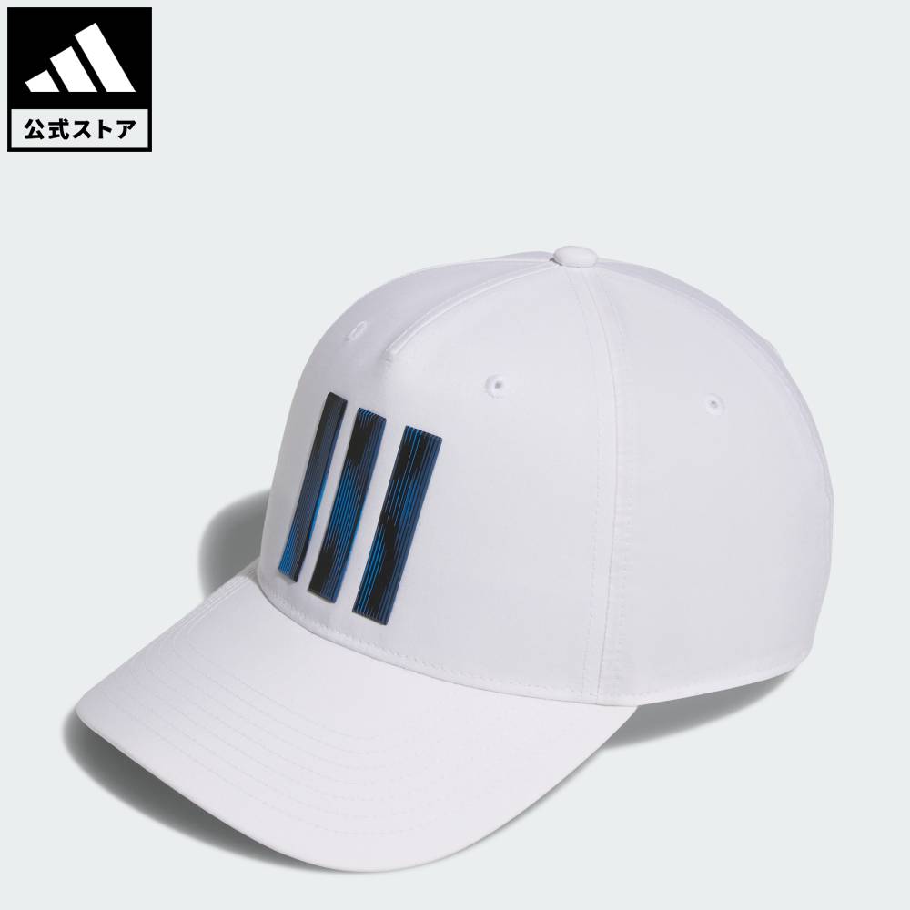 樂天商城 - 【ポイント10倍 05/23 20:00～05/27 01:59】 【公式】アディダス adidas 返品可 ゴルフ スリーストライプス ツアー プリント キャップ パフォーマンス メンズ アクセサリー 帽子 白 ホワイト JZ0445 【PT】