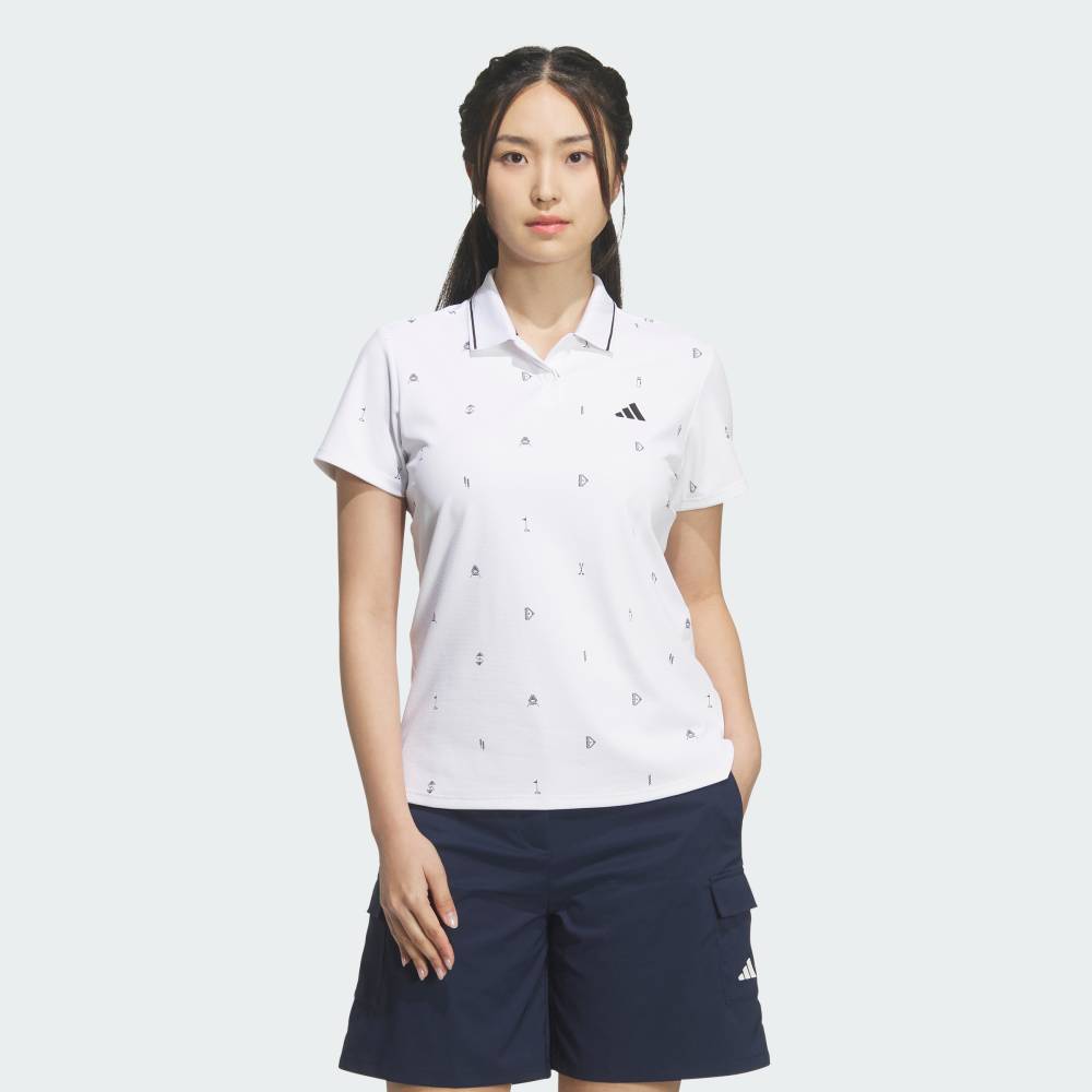 【ポイント10倍 10/04 20:00～10/11 23:59】 【公式】アディダス adidas 返品可 ゴルフ クライマクール モノグラム 半袖シャツ パフォーマンス レディース ウェア・服 ポロシャツ 白 ホワイト KA4304 adidas-10236640 adidas Online Shop 楽天市場店 サンプル画像2