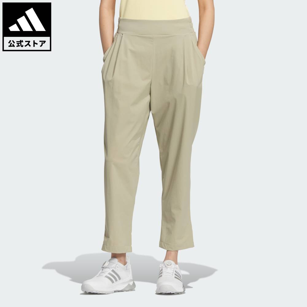 【20％OFFクーポン対象 07/15 0:00～07/26 1:59】 【公式】アディダス adidas 返品可 ゴルフ 軽量アンクルパンツ パフォーマンス レディース ウェア・服 ボトムス ブラウン KB4773