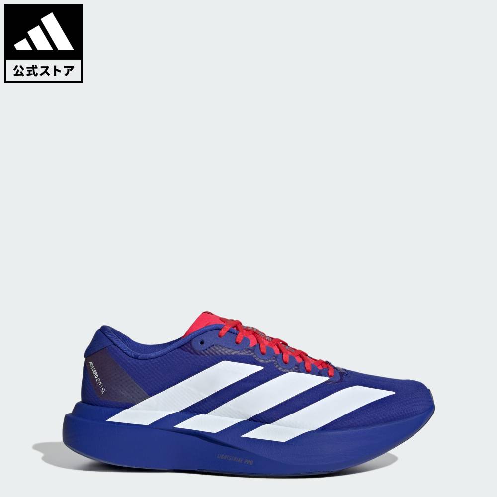 【公式】アディダス adidas 返品可 ランニング アディゼロ EVO SL SHOES / Adizero EVO SL SHOES パフォーマンス メンズ シューズ・靴 スニーカー 青 ブルー KK3680